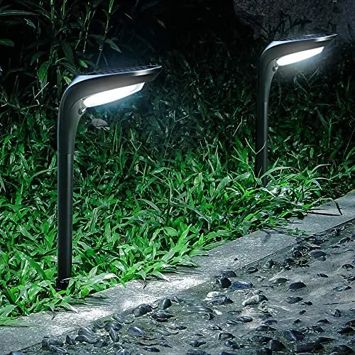 OSORD Outdoor Solar Pathway Lights, 【4 Pack】Waterproof 2-in-1 Solar Powered Wall Light Landscape Lighting Auto On/Off with 2 Color Modes Solar Lights for Garden Path Yard Patio Walkway Driveway Pool