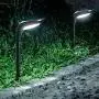 OSORD Outdoor Solar Pathway Lights, 【4 Pack】Waterproof 2-in-1 Solar Powered Wall Light Landscape Lighting Auto On/Off with 2 Color Modes Solar Lights for Garden Path Yard Patio Walkway Driveway Pool