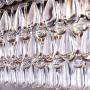 Wellmet Dining Room Crystal Chandelier,30 inch Antique Bronze Rectangle Crystal Ceiling Light,4 Lights Farmhouse Kitchen Island Lighting,Adjustable Hanging Light Fixtures
