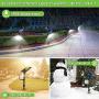 Solar Spotlights Outdoor 22 LED Waterproof Landscape Spot Light Auto On/Off Flood Lamp for Garden Yard Patio Lawn Garage Driveway