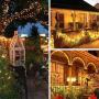 200 LED String Lights Plug in, Color Changing Fairy Lights, 8 Modes PVC Wire Christmas Lights for Bedroom, Party, Garden, Indoor/Outdoor (Warm White)