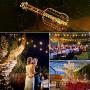 Quntis 2000 LEDs Christmas String Lights - Outdoor & Indoor 165Ft Waterproof Fairy Lights 8 Modes Holiday Decoration Twinkle Lights for Home Garden Wedding Party Xmas Tree, Warm White