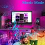 Led Strip Lights, 32.8ft 10m SMD 5050 RGB Lights Strip with Bluetooth App Controller Music Sync Color Changing Rope Lights, Flexible IP65 Tape Lights Kit for Bedroom Decorations, TV, Home and Kitchen