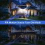 Solar Lights Outdoor, FURANDE 3 Head Super Bright Solar Motion Sensor Light Outdoor IP65 Waterproof 270° Wide Illumination Security Lights Motion Outdoor for Yard, Garage, Pathway 4 Pack