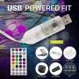 LED Fairy Lights with Remote & Timer, Twinkle Lights, 16 Color Changing String Lights, Waterproof Copper Wire 6 Modes Rope Lights for Bedroom, Wedding, Party, Valentines Day Decoration (RGB)