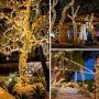 Solar String Lights Outdoor,Solar Fairy Lights,2 Pack Each 65.6FT (787.2 in) 200LED Upgraded Super Bright Solar Lights Outdoor, Waterproof Decorations Rope Lights for Garden,Patio,Christmas Party