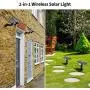 GUMGLEX Solar Landscape Lights Outdoor - 10 LED Spot Wall Lights 2-in-1 IP67 Waterproof - Intelligent ON/Off Sensors - Transparent Top Cover - 6500K - Cold White - 4 Pack GUMGLEX Solar Landscape Lights Outdoor - 10 LED Spot Wall Lights 2-in-1 IP67 Waterproof - Intelligent ON/Off Sensors - Transparent Top Cover - 6500K - Cold White - 4 Pack
