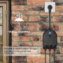 Outdoor Smart Outlet Plug WiFi Smart Socket with 3 Wireless Waterproof Individual Remote Control Switches & Timer by Smartphone, Compatible with Alexa, Google Home TONBUX