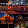 StillCool Battery Operated String Lights,16.4ft 50LED Multicolored Strawberry Lights for Garden Roof Party Christmas Halloween Decoration