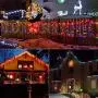 33ft 50LEDs Christmas String Lights, C9 Christmas Lights with 29V Safe Adaptor, End-to-End,UL Certified Outdoor Indoor Fairy Lights for Christmas Tree, Patio, Garden, Party, Wedding, Holiday