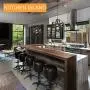 Truelite Industrial Metal Spherical Pendant Displays Changeable Hanging Lighting Fixture