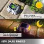 Happybuy Driveway Lights, Solar Driveway Lights, 6 LEDs Waterproof Wireless Dock Lights, 4-Pack