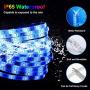 LED Strip Lights,FASHURN Waterproof 10m(2x5m,32.8 Feet) LED Light Strip SMD 5050 300 LEDs,RGB Color Changing,44 Keys IR Remote Controller for Home,Kitchen,Party,Christams,DC 12V 5A