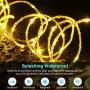Kolpop Solar String Lights Outdoor, 79ft 240 LED 8 Modes Solar Fairy Lights Outdoor Waterproof Solar Rope Lights Outdoor Waterproof Led for Patio Yard Christmas Trees Wedding Party (Warm White)