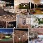 2-Pack 48FT Dimmable LED Outdoor String Lights for Patio with Waterproof Shatterproof 5000K Daylight White E26 LED Bulbs, 15 Sockets, Linkable Commercial Grade Hanging String Lights for Cafe Backyard