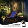 Svater LED Landscape Lights,12V Low Voltage Spotlights Outdoor with Metal Ground Stake,2700K Warm White,1200Lumens Plug in Outdoor Spotlights for Garden, Backyard,Lawn - 4 Pack