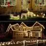 Solar String Lights - 3 Pack 33ft 100 LED Waterproof Outdoor String Lights with 8 Modes for Patio Yard,Garden,Thanksgiving Christmas Decorations (Warm White) Solar String Lights - 3 Pack 33ft 100 LED Waterproof Outdoor String Lights with 8 Modes for Patio Yard,Garden,Thanksgiving Christmas Decorations (Warm White)