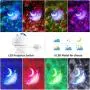 Star Projector,Galaxy Projector for Bedroom,Night Light with Moon & Clouds LED Light Projecting with 6 Projection Mode&10 Clouds Color,Adjustable Brightness Galaxy Light for Baby Kids/Party/Wedding