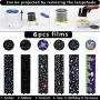 KISTRA Star Projector Night Light for Kids Bedroom (6-Films), 360°Rotating LED Starry Sky Nightlight, Table Lamp, Brightness & Color Adjust, Best Gift, XGu-005