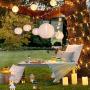 2-Pack Christmas String Lights Outdoor/Indoor, Super Bright 200 LED Christmas Tree Lights with 8 Modes, Waterproof Outdoor Fairy Lights for Wedding Party Bedroom Garden (Warm White)