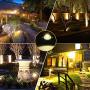 Outdoor LED Landscape Spotlight, Romwish 5W 120V AC LED Spot Light with Metal Ground Spike, 3000K Warm White, Plug and Play, IP65 Waterproof for Garden, Yard, Lawn, Flag Light, Outdoor Decora- 6 Pack