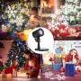 Christmas Projector Lights Outdoor, Led Snowflake Landscape Lights Waterproof Plug in Moving Effect Wall Mountable for Christmas Holiday Indoor Home Party New Year Decoration Show