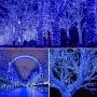 JMEXSUSS 33ft Blue Christmas Lights Outdoor Waterproof 100 LED String Lights Plug in Christmas Tree Lights with 8 Modes for Indoor Wedding Patio Garden Party Decoration JMEXSUSS 33ft Blue Christmas Lights Outdoor Waterproof 100 LED String Lights Plug in Christmas Tree Lights with 8 Modes for Indoor Wedding Patio Garden Party Decoration
