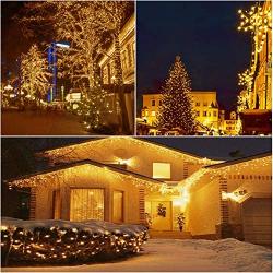 EXF 2-Pack Solar String Lights Outdoor, Upgraded Super Bright & Durable 240LED Solar Christmas Lights Outdoor, IP65 Waterproof Copper Wire 8 Modes Starbright Solar Lights for Christmas Garden Tree