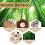 Bamboo Lantern Pendant Lamp, Retro Japanese Style E27 Chandelier Hanging Light Ceiling Lighting Fixture for Living Room Bedroom Restaurant Cafe Tea House Bar Dining Room Club (3 Head Light)