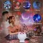 Star Projector,Galaxy Projector for Bedroom,Night Light with Moon & Clouds LED Light Projecting with 6 Projection Mode&10 Clouds Color,Adjustable Brightness Galaxy Light for Baby Kids/Party/Wedding