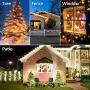 Ankway Solar String Lights Upgraded 100LED 4 Pack Solar Fairy Lights IP65 Waterproof 72ft Copper Wire Lights for Outdoor Home Bedroom Window Decor, Warm White