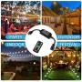 Palawell Outdoor Dimmer, 350W 100Ft Dimmer Switch for String Lights Dimmable Brightness 25% 50% 75% 100%,Outdoor String Light/LED Bulb Timer 2H 4H 6H 8H