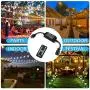 Palawell Outdoor Dimmer, 350W 100Ft Dimmer Switch for String Lights Dimmable Brightness 25% 50% 75% 100%,Outdoor String Light/LED Bulb Timer 2H 4H 6H 8H
