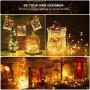 esLife Fairy Lights for Bedroom, 2 Pack 16ft 50 LED Battery Operated Fairy Lights Waterproof Twinkle Light with Remote for Outdoor Indoor, Parties Wedding Xmas Festival (8 Modes, Timer, Warm White)
