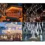 Meteor Lights, Hitopin 30cm 8 Tubes 192 LED Falling Rain Lights Outdoor, with a Transformer, Christmas Meteor Shower Lights, Snowfall Fairy Lights, for Party Wedding Christmas Tree Decoration (White)