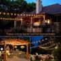 LED Outdoor String Lights - Novtech 38.5FT 30Bulbs G40 Globe String Lights - Waterproof Patio String Lights Outdoor Decorative String Lights for Backyard Bistro Porch Garden Cafe Party - UL Standard