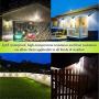 Solar Lights Outdoor[40 LED & 3 Working Modes], Towkka Wireless IP65 Waterproof Solar Lights with 300° Lighting Angle, Security Solar Motion Sensor Lights for Fence Front Door Yard Patio Garden(8pack)