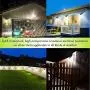 Solar Lights Outdoor[40 LED & 3 Working Modes], Towkka Wireless IP65 Waterproof Solar Lights with 300° Lighting Angle, Security Solar Motion Sensor Lights for Fence Front Door Yard Patio Garden(8pack)