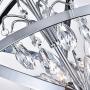 Modern Crystal Chandelier 4 Lights Industrial Metal Spherical Pendant Light with Chrome Finishes Hanging Fixture for Dining Room, Living Room … Modern Crystal Chandelier 4 Lights Industrial Metal Spherical Pendant Light with Chrome Finishes Hanging Fixture for Dining Room, Living Room …