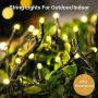 Solar String Lights Outdoor, 72ft 200 LED Christmas Fairy String Lights Solar and USB Powered, OxyLED 8 Modes Decorative String Lights for Home, Garden, Patio, Wedding, Party (Warm White)
