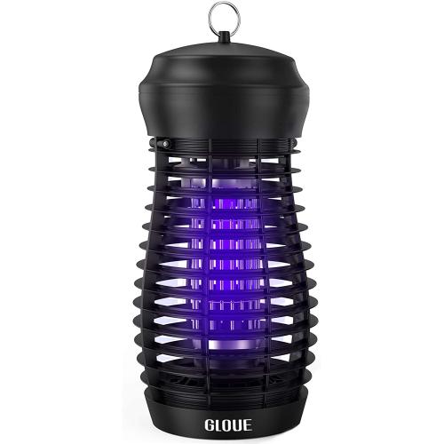 GLOUE Bug Zapper for Outdoor - High Powered Waterproof Electric Mosquito Zapper Killer, Insect & Fly Trap , Light Bulb Lamp for Backyard, Garden, Patio, Home GLOUE Bug Zapper for Outdoor - High Powered Waterproof Electric Mosquito Zapper Killer, Insect & Fly Trap , Light Bulb Lamp for Backyard, Garden, Patio, Home