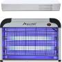 ASPECTEK Powerful 20W Electronic Insect Indoor Killer, Bug Zapper, Fly Zapper, Mosquito Killer-Indoor Use Including Free 2 PACK Replacement Bulbs