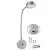 silver [ sell like hot cakes C ] Gooseneck lamp