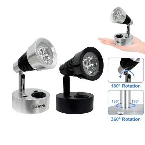 led RV lights 12-24V ship yacht reading lights RV bedside lighting 3W RV reading lights