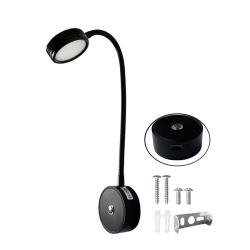 LED RV Light 12-24V RV Lighting USB Gooseneck Spotlight Ship Yacht Light Snake RV Reading Light 