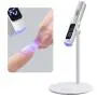 GAOY Cordless UV Light for Gel Nails, Handheld Nail Lamp, Portable Cordless Rechargeable Fast Curing, Matte Silver GAOY Cordless UV Light for Gel Nails, Handheld Nail Lamp, Portable Cordless Rechargeable Fast Curing, Matte Silver