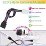 4 Pin LED Strip Connector Kit for 5050 10mm LED Light Strip,Include 8 Types of Solderless Accessories,Provide Most of Parts for DIY Lighting Project