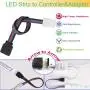 4 Pin LED Strip Connector Kit for 5050 10mm LED Light Strip,Include 8 Types of Solderless Accessories,Provide Most of Parts for DIY Lighting Project