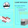 DIY Plug in Hexagon LED Garage Light for Workshop Gym Detail Shop, Size Customizable Hexagonal Honeycomb Grid System (8 Hexagonal Grid System)