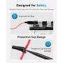 Test Light Automotive, 3-80V Light Tester for Car Fuse & Circuit Testing, Insulated Alligator Clips & Extra Long 96 Inch Coiled Cable, Perfect for DIY & Professional Use